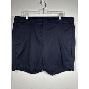 Lane Bryant Shorts Womens 16 Stretch Chino Casual Pockets Classic Summer